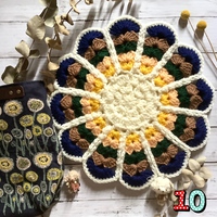 お花の円座♪北欧の世界をイメージ 2021/02/21 09:15:00