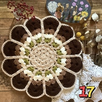 お花の円座ご紹介♪チョコレートケーキ抹茶添え 2021/03/02 12:15:00