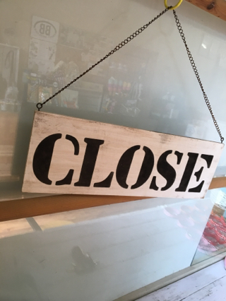 16時でclose 16時でclose