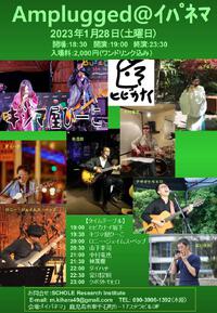 【告知】1月28日（土）Amplugged＠イパネマ 2022/12/13 15:59:25