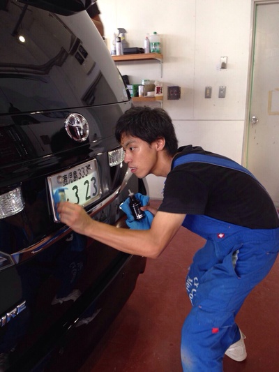 洗車工房隼人店、張り切ってスタート!! 洗車工房隼人店、張り切ってスタート!!