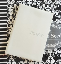 無印良品のスケジュール帳が…。デコパージュ&リボン 無印良品のスケジュール帳が…。デコパージュ&リボン