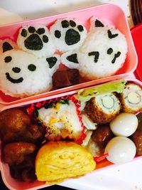 遠足のお弁当☆彡 2017/03/03 22:05:03