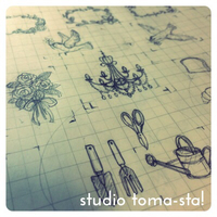 図案、描いてます