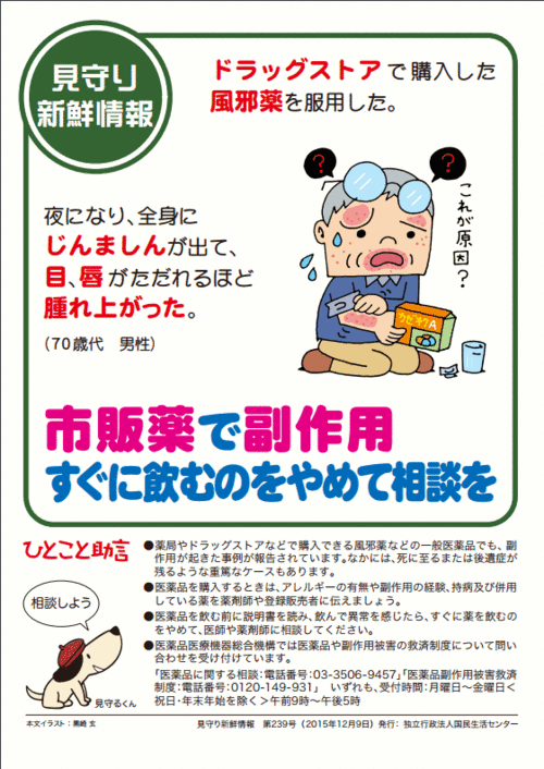 市販薬で副作用 市販薬で副作用
