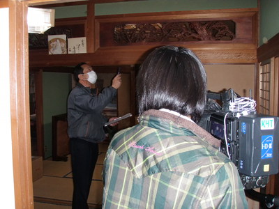 TV局の取材