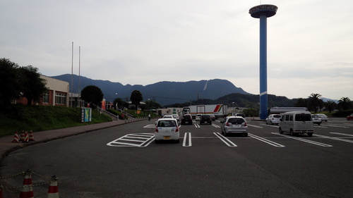桜島SAにて 桜島SAにて