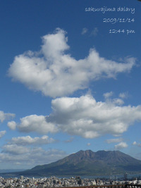2009年11月14日の桜島