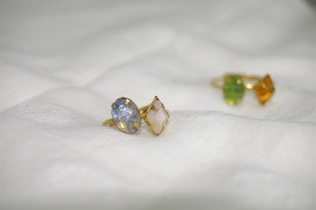 ★チェコガラス リング
