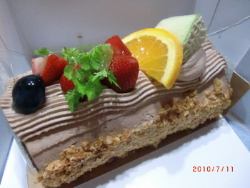 遅れてきたBirthday cake!!!