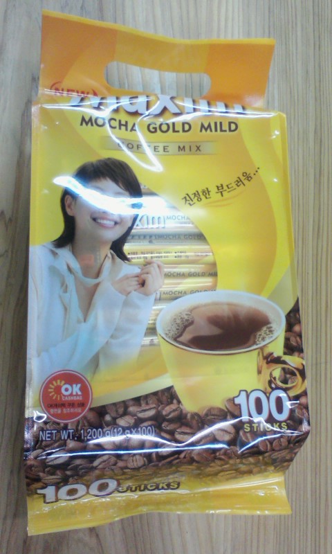 韓国のインスタントコーヒー