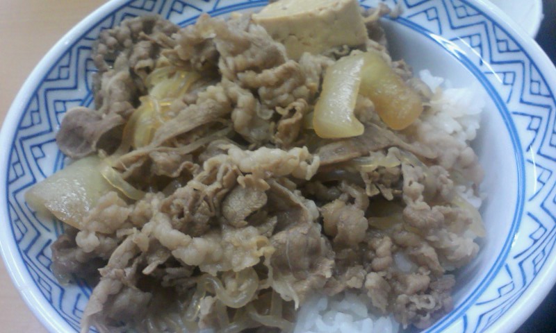牛鍋丼に挑む
