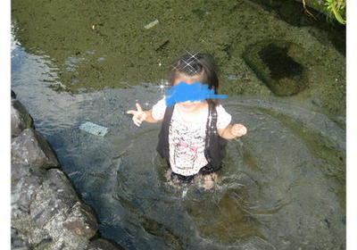 冷た、気持ちよかったョ!!