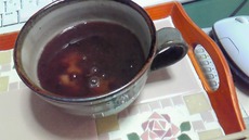ぜんざいの代償は・・・???
