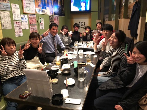 インターン生との再会。 インターン生との再会。