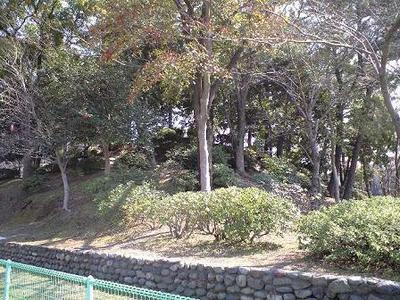 射場山跡と煙硝倉