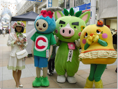 ゆるキャラ祭りは楽しいな~~~♪