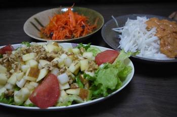 ローフードな晩御飯