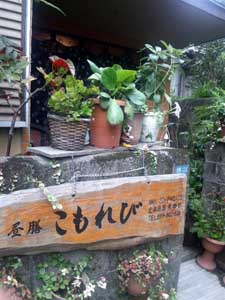 ある意味飛び込めないお店‥昼膳こもれび篇