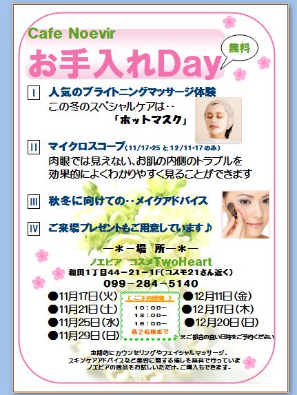 お手入れDay