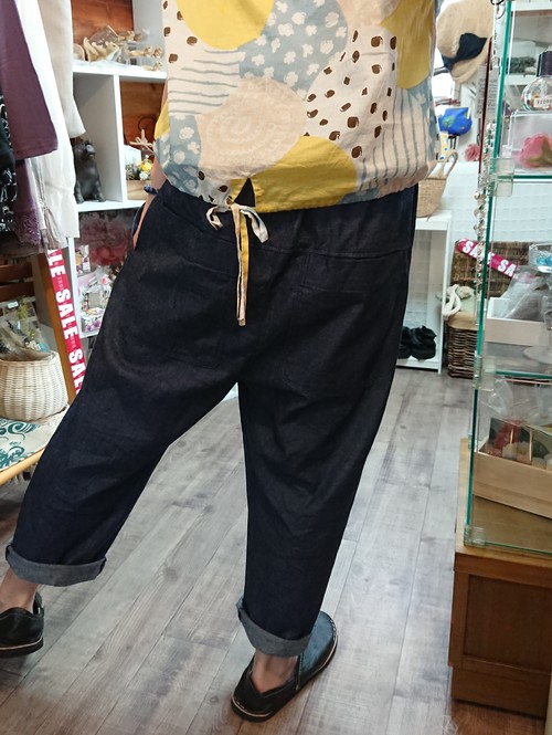 デニムパンツサルエル風♥️ デニムパンツサルエル風♥️