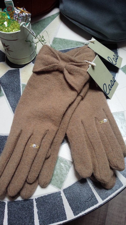 手袋も可愛く(^-^*) 手袋も可愛く(^-^*)