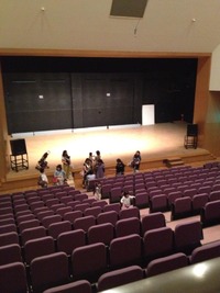 加治木上映会、会場はこんな感じです