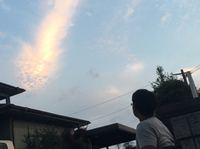 夕方の空