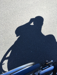 車いすで散歩