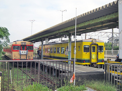 大原駅構内の様子 大原駅構内の様子