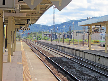 新得駅から帯広方面 新得駅から帯広方面