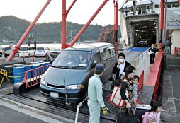 山川-根占フェリーが運航休止