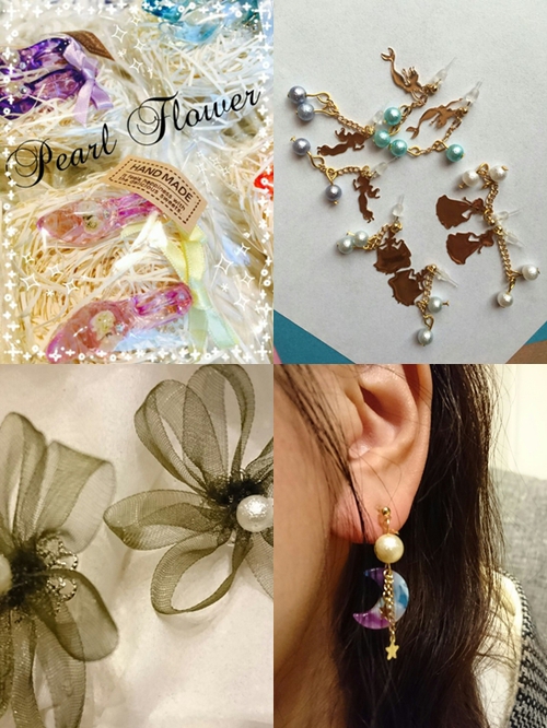 Pearl Flower出店 湧水マルシェ桜まつり Pearl Flower出店 湧水マルシェ桜まつり
