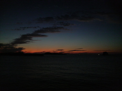 夕焼けがきれいでした