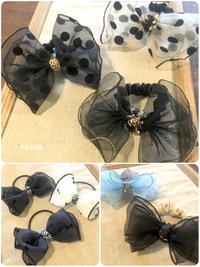 リボンゴムを作りました♪ 2016/04/26 14:05:46